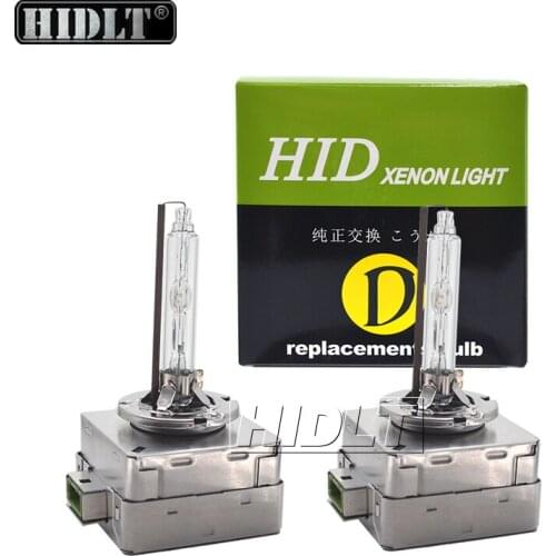 HIDLT 2PCS Metal D1S Replacement HID Xenon Bulbs 35W D3S 6000K 55W D1S 8000K Car Lamp Light D1 4300K 5000K D3 Auto Headlamps