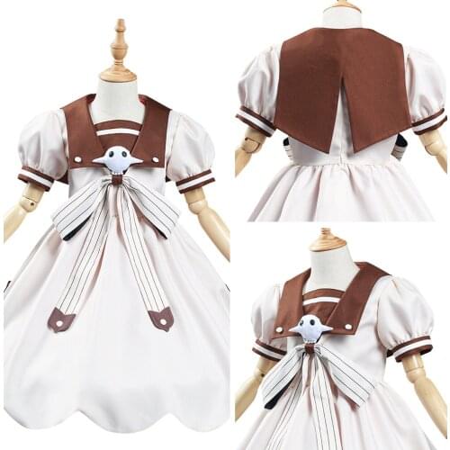 Jibaku Shounen Toilet-Bound Hanako-kun Nene Yashiro/Aoi Akane Cosplay Costume Kids Cirls Dress Outfits Halloween Carnival Suit