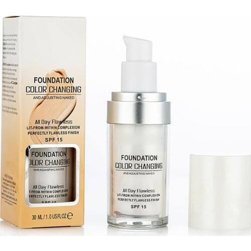Magic Flawless Color Changing Foundation Makeup Change To Your Skin Tone