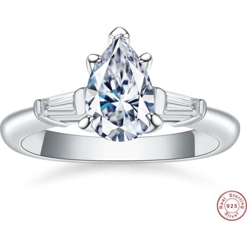 Fashion Oval 925 Silver Rings For Women Simple Design Stackable Fashion Jewelry Bridal Engagement Ring