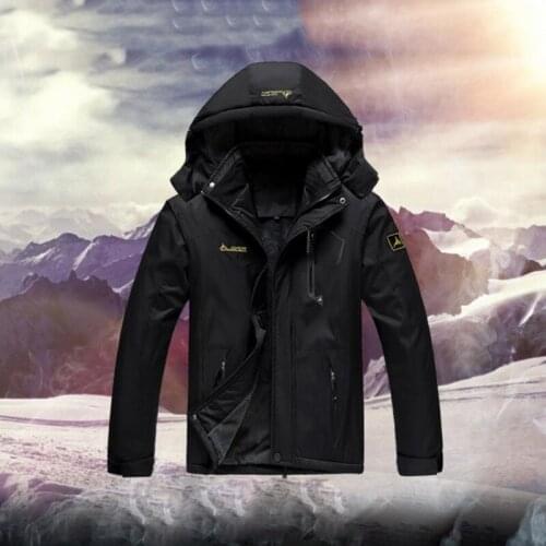 Men\s Winter Inner Fleece Waterproof Jacket Outdoor Sport Warm Brand Coat Hiking Camping Trekking Skiing Male Jackets