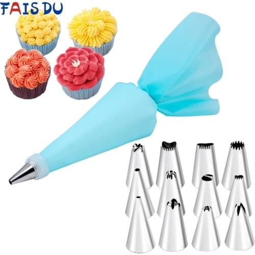 Cream Nozzles Pastry Tools Accessories For Pastry Bag Kitchen Bakery Cupcake Desserts Confectionery Cake Decorating Tools