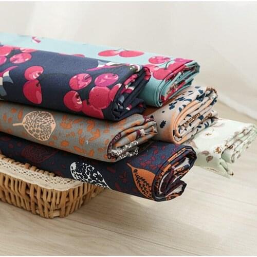 2021 New Arrival Vintage Cherry Fabric Used For Hand-Stitched Stitches Pillowcases Skirts And Clothes