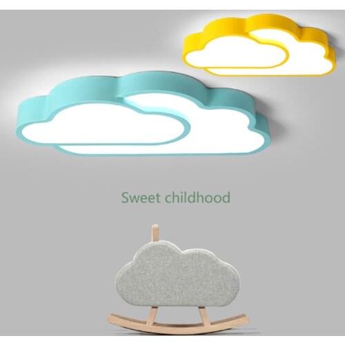 New Lovely Sweety Cloud Creative Ceiling Light For Childrens Room Colorful Lamps Bedroom Home Lighting DHL Free