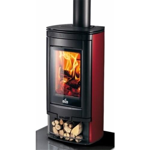 Stove LENA 47,5X43,5X98CM 8KW Burgundy GRETA ELLEDI