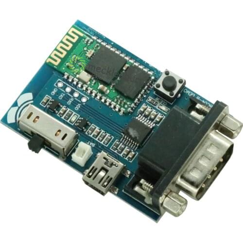 RS232 Bluetooth Serial Adapter Communication Master-Slave 2 Modes 5V Mini USB Bluetooth Serial Port Profile Hot Sale