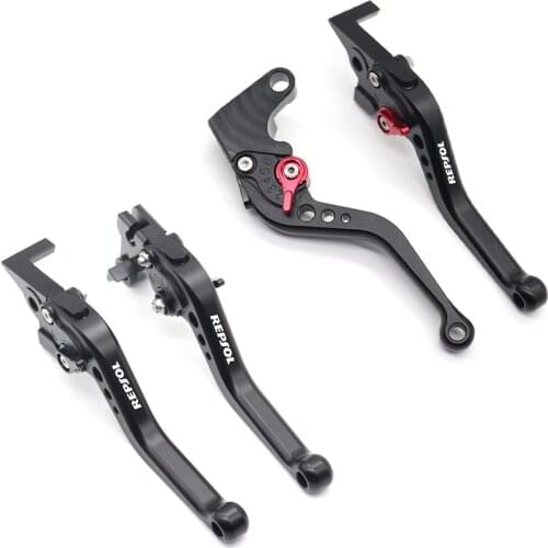Brake Clutch Levers For HONDA CBR250R CBR300R CB300F CBR500R CB500F CB500X CB190R CB190X Motorcycle Adjustable Aluminum REPSOL