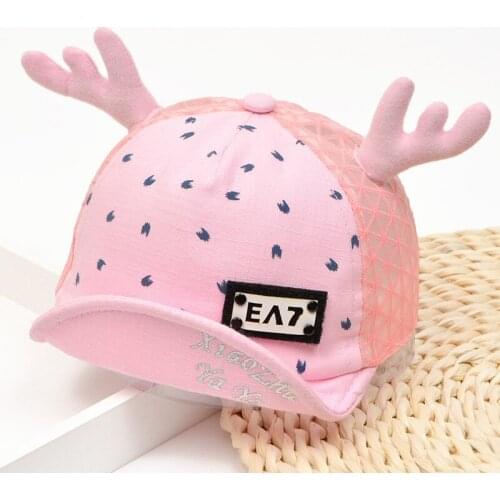 Sun Hat Mesh Baby Hat cute Ear Caps Children Hats For Girls Prop Newborn Cap Baseball Caps With Ears Spring Summer Autumn