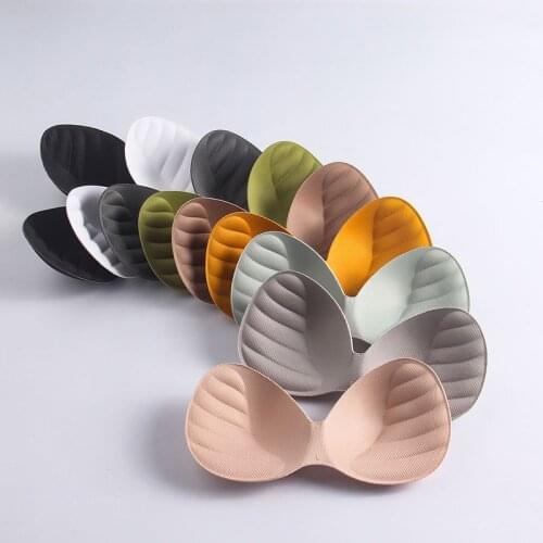 Swimsuit Padding Inserts Women Clothes Accessories Sponge Pads Foam Triangle Chest Cups Breast Bra Inserts Chest Pad