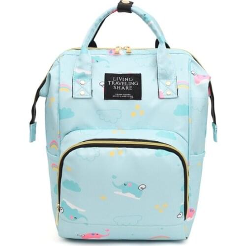 Mummy Nappy Bag Large Capacity Baby Nappy Changing Diaper Mummy Bag Maternity Bags Mum Stroller Baby Warm Waterproof Backpack