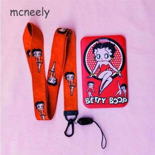 Girls Lanyard School Name Card Holder Bus Student Meal Card Protective Cover Toy Kids for Gifts Drop Shipping