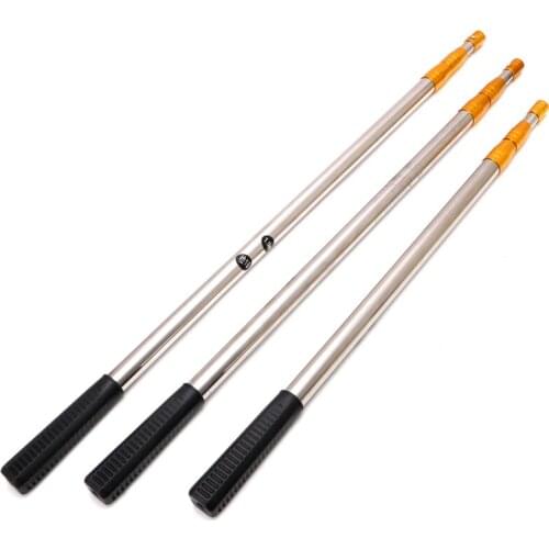 1.5/1.7/1.9m Head Ring Prong Harpoon Spear Rod Fish Dip Net Telescopic Bar N0PC