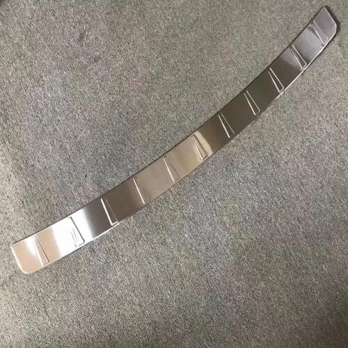 MONTFORD For Volvo XC60 XC 60 2018 2019 Stainless Steel Rear Bumper Outer Protector Sill Trunk Lid Tread Plate Guard Cover 1Pcs