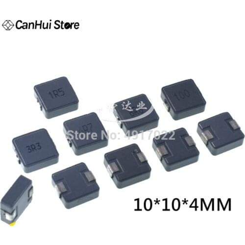 10pcs 1040 1.5UH/1R5 SMT Power Inductor Choke Coils (10*10*4) 101040 2.2UH 3.3UH 10UH 15UH 22UH 33UH 47UH 1R0 2R2 4R7 220 470