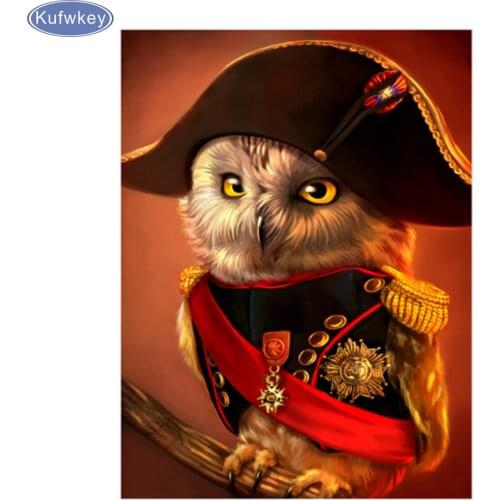 Diamond Painting Owl Diamond Mosaic Cross Stitch Full Square Rhinestone Diamond Embroidery Animals Handmade Craft Gift decor