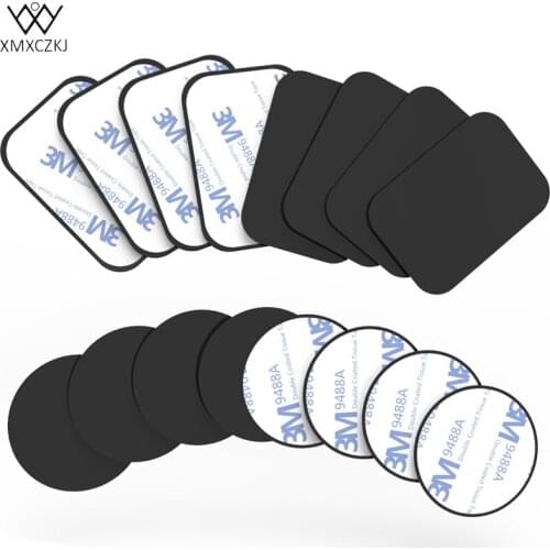 XMXCZKJ Car Magnetic Metal Plate Replacement Kit 3M Adhensive Specially Used For Magnetic Phone Holder Mount Accessory Magnetic