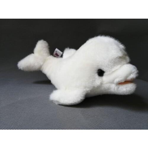 White dolphin plush toy about 27cm lovely dolphin soft doll kids toy birthday gift h0088