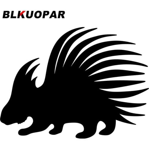 BLKUOPAR for Porcupine Silhouette Car Stickers Sunscreen Fashionable Decals Motorcycle Helmet Occlusion Scratch Car Styling
