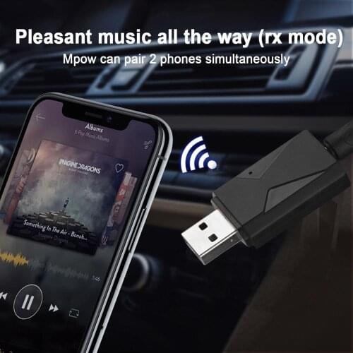 Bluetooth-compatible 5.0 Audio Receiver Transmitter Mini Stereo AUX RCA USB 3.5mm Jack For TV PC Car Kit Wireless Adapter