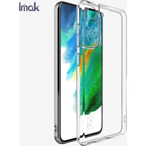 For Samsung Galaxy S21 FE Case IMAK UX-5 Soft Transparent Slim Phone Shell Silicone Back Cover Case for Samsung Galaxy S21 FE 5G
