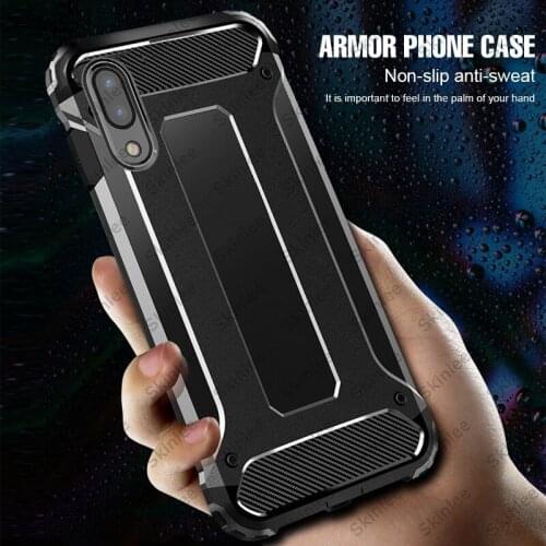 Skinlee Case For Samsung Galaxy A02 Rugged Impact Case Luxury Hybrid Armor Shockproof Cover For Samsung A02 Case