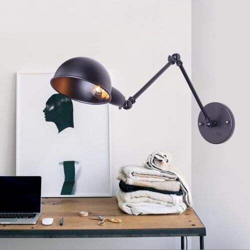 Classic Nordic loft industrial style adjustable jielde Wall Lamp Vintage sconce wall lights LED for living room bedroom bathroom