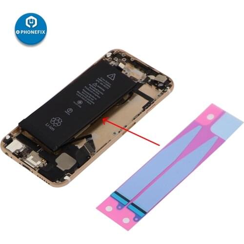 Phone Anti-Static Battery Adhesive Sticker Strips Tape Glue Replacement Compatible for iPhone 5 5S 6 6S 7 8 X XR XS Repair