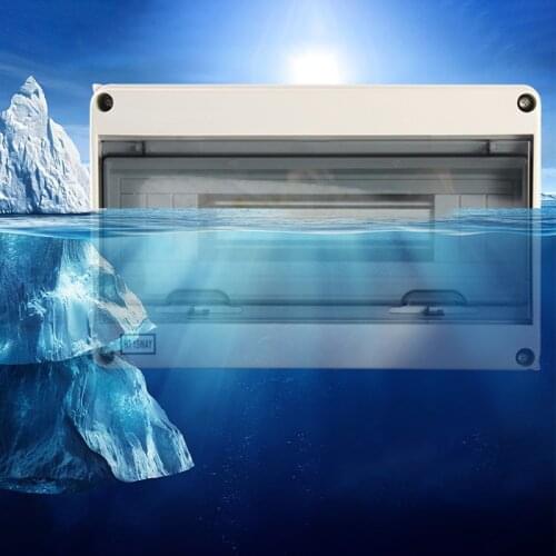 15 Way Plastic Electrical Distribution Box Waterproof MCB Box Enclosure Box Junction Box HT Series