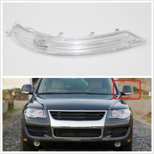 Left Side For VW Touareg 2007 2008 2009 2010 Car-Stying Rear Mirror LED Turn Signal Indicator Light Lamp Driver Side LHD