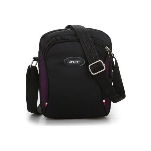 Fashion Unisex Shopping Small bags!Hot All-match Women Oxford Shoulder&Crossbody bags Versatile Men solid Zipper Flap Carrier