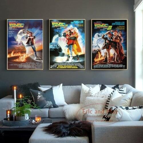 Back To The Future Classic Movie Canvas Painting Posters And Prints Pictures On The Wall Abstract Decorative Home Decor Plakat