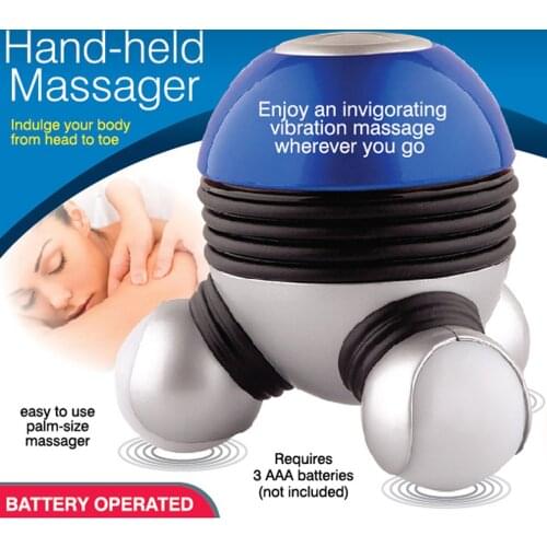 New Multifunctional Massager Vibrator Vibrating Massager Electric Massager Three-Legged Massager Circular Massager Random Color