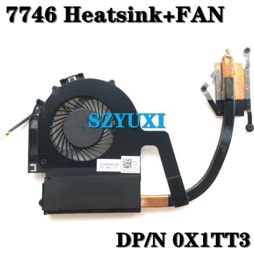 NEW For Dell Inspiron 7737 7746 Laptop CPU Cooling Heatsink Fan CN-0X1TT3 X1TT3