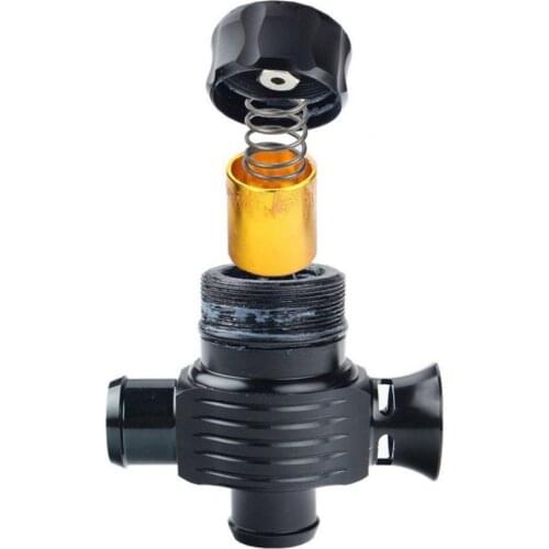 1 Set Blow Off Valve Adjustable Dual Port Aluminum Alloy Universal Turbo Pressure Exhaust Dump Valve for Vehicles