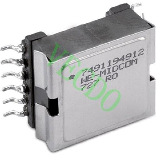 WE 7491194912 POE network power transformer VIN36-72V 30W 250K-400K