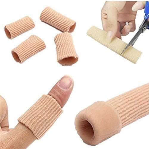 Fabric Finger Toe Protector Separator Applicator Foot Care Tool Pedicure Corn Callus Remover Hand Pain Relief Soft Silicone Tube