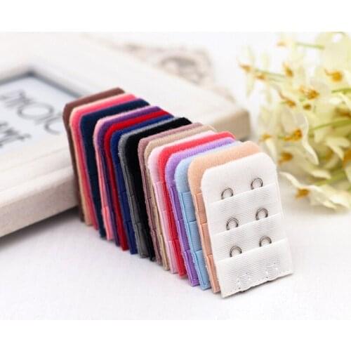 3 Rows 2 Hook Bra Extenders Strap Extension Strap Hook Clip Expander Adjustable Belt Buckle Intimates Bra Accessories