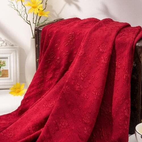 Jacquard Brocade Fabric for Wedding Dress,African Diy Elastic Sewing Fabrics,Gown childrens dress Sewing Materials Fabrics