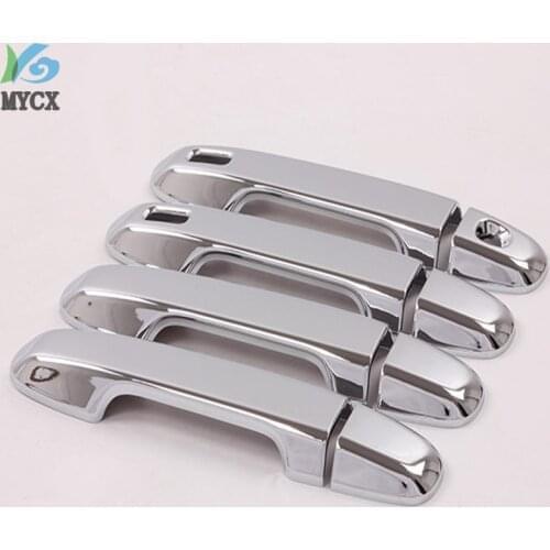 ABS Chrome Side Door Handle Cover Trim For Subaru New FORESTER 2018 2019 Car Styling Accessories 8pcs