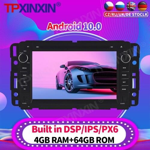 Android10 For GMC Yukon Tahoe 2007 2008 - 2012 Car Radio Multimedia Video Player Navigation Stereo GPS Accessories Auto 2din DVD