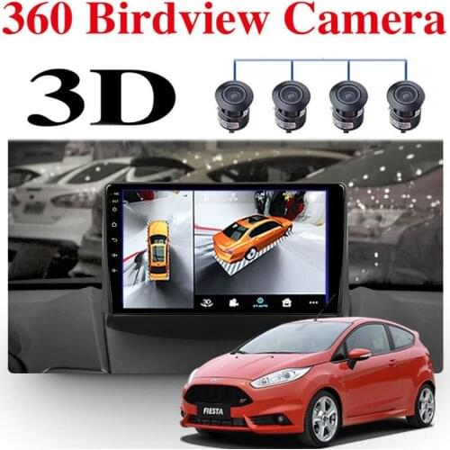 For Ford Fiesta 6 ST B299 B409 2009~2019 Car Multimedia GPS Radio Navigation NAVI Player Built-in CarPlay 360 BirdView 3D