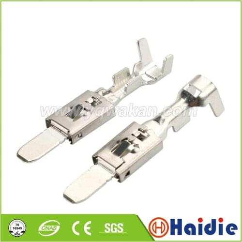 Free shipping 50pcs auto car splices wire terminal crimp loose pins terminal DJ6113-6.3C