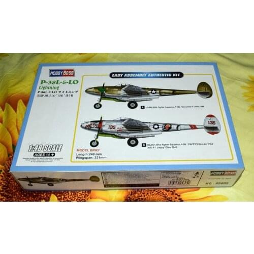 Hobby Boss 85805 1/48 P-38L-5-L0 Lightning Warplane Fighter Model Airplane Kit TH05549-SMT6