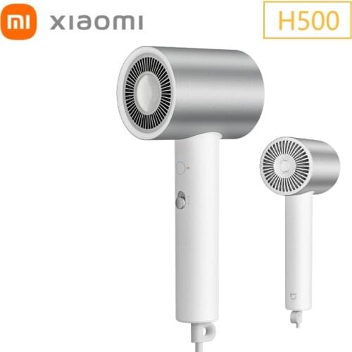 Xiaomi MIJIA Mi Double Water ion Hair Dryer H500 White With Magnetic Suction Nozzle Diffuser Portable Xiomi Home Hairdryer 2021