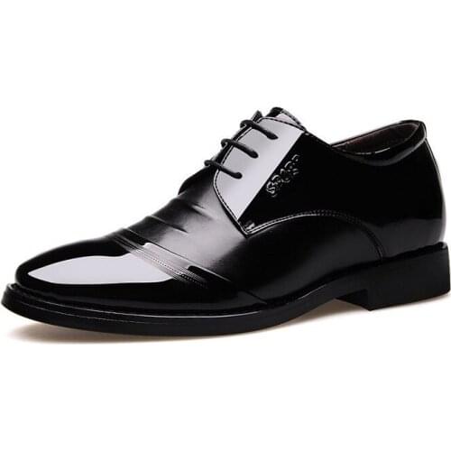 HYLXJ Mens Leather Shoes