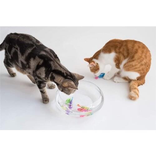Cat Toy Interactive Supplies Kitten Swimming Robot Fish Led Light Stimulate Pet Hunter Instincts Dog Accessories Plastic Indoor