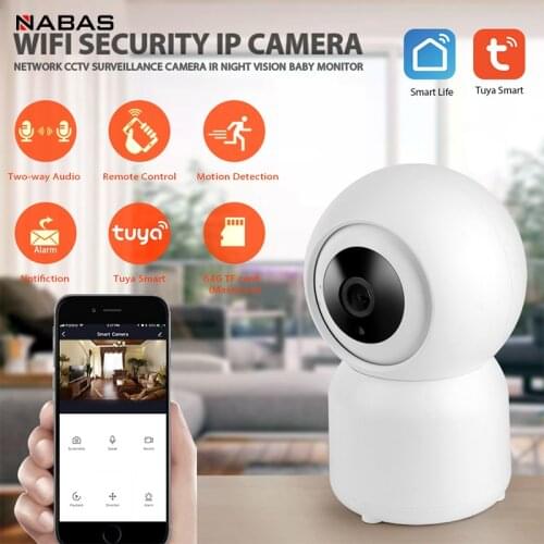 NABAS Tuya Smart Life WIFI Security IP Camera 1080P Wireless Surveillance Camera Security Camera Baby Moniter