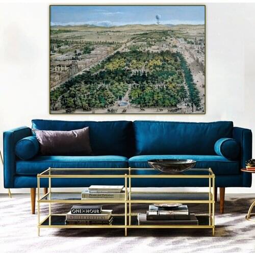 Holover Jose Maria Velasco"The Alameda Central"Canvas Oil Painting Western Art Decor Poster Aesthetic Decoration