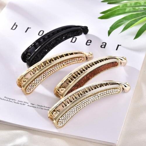 Korean Version of Fashion Temperament Simple Chicken Legs Banana Clip Vertical Clip Classic Ladies Hair Curler Hair Accessories