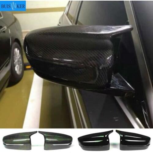 New Carbon Fiber Rearview Mirrors Cover Cap Fit for BMW 5 Series G30 G38 7 Series G11 G12 2017-2020